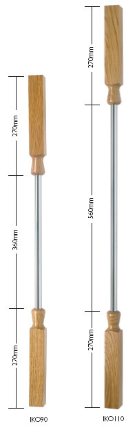 Ikon Stairparts - Oak